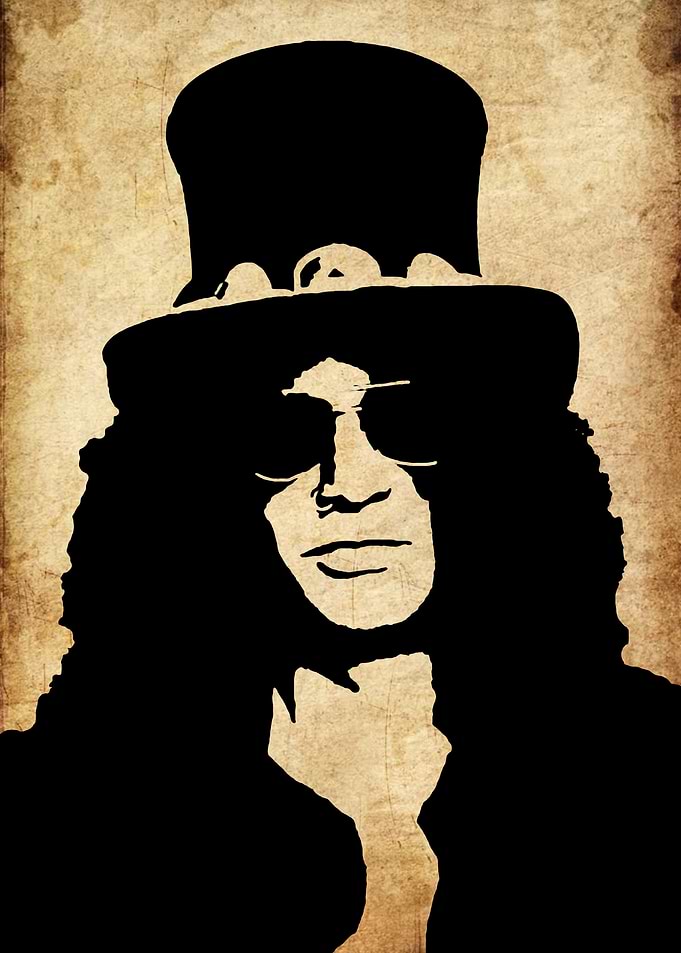 Slash Portrait Silhouette Art