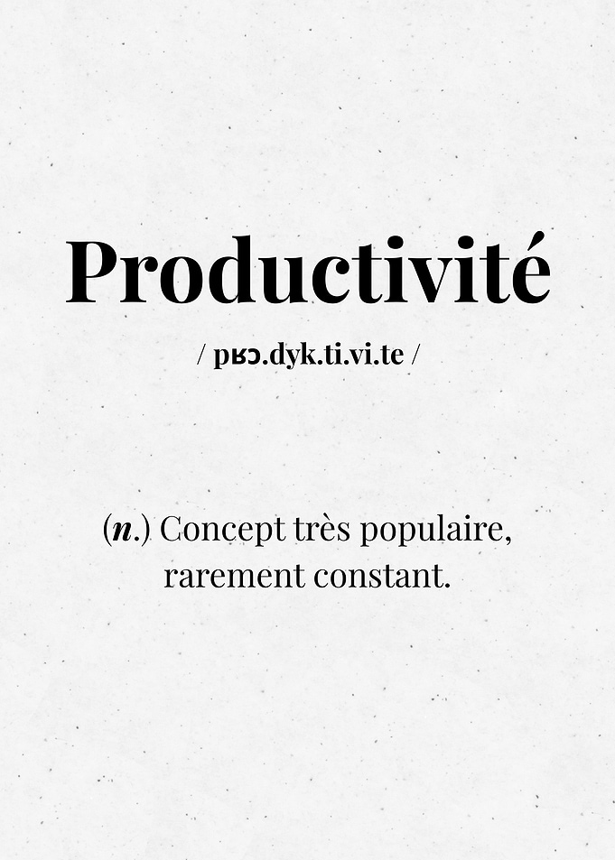 Productivité