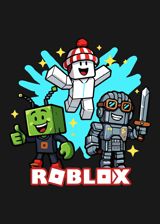 Roblox Characters Cartoon Illustration