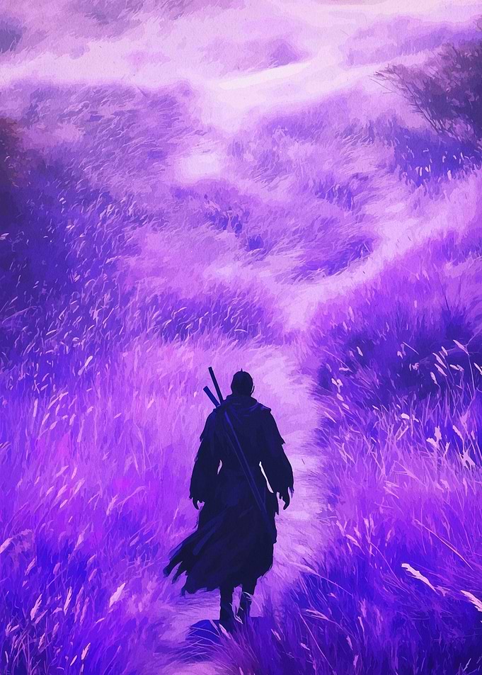 Purple Field Wanderer