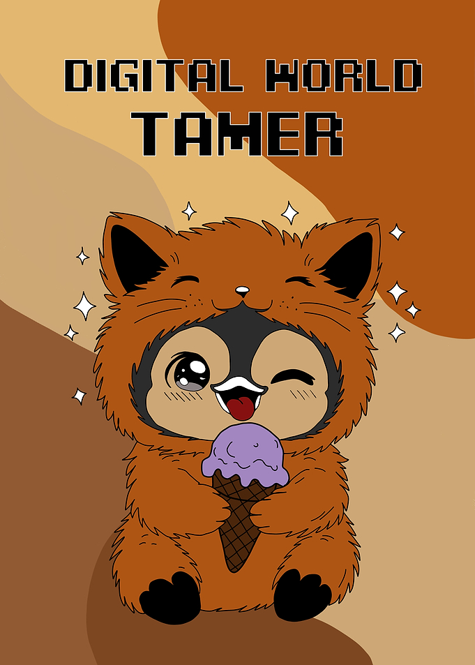 Digital World Tamer Cartoon Character