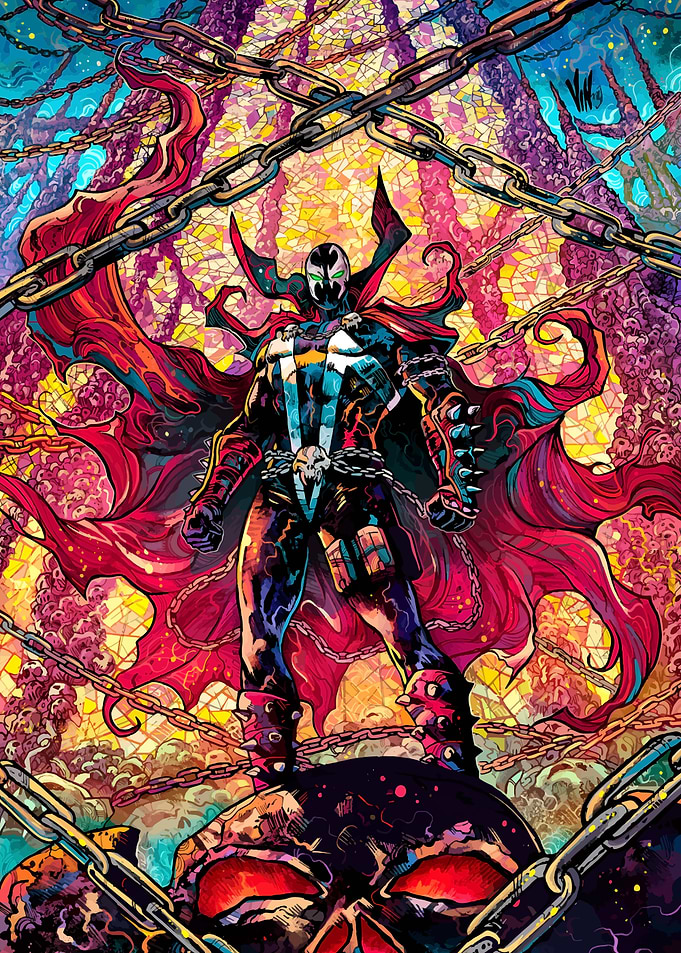 Spawn Comic Book Art