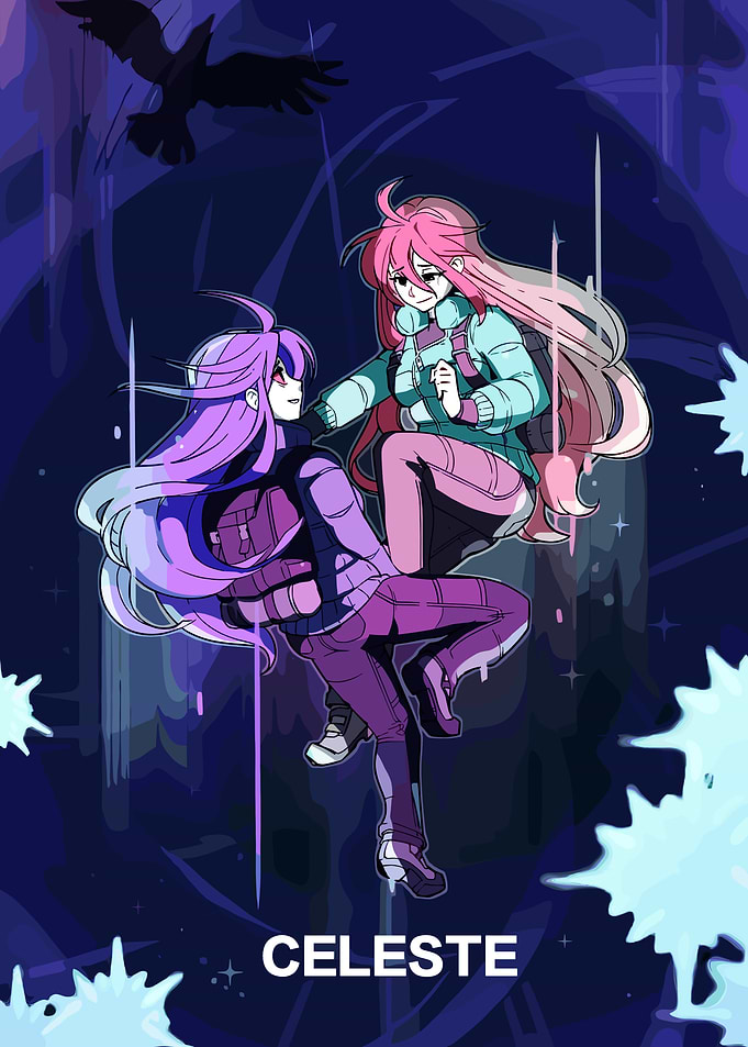 Celeste game fan art illustration