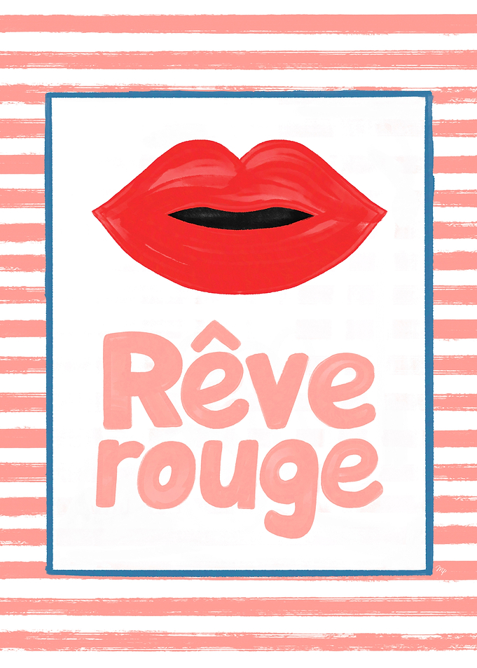 Retro Rêve Rouge French Lips