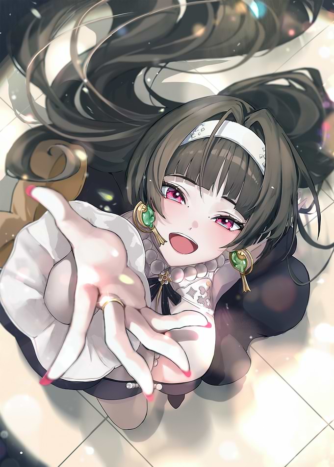 Anime Girl Reaching Out