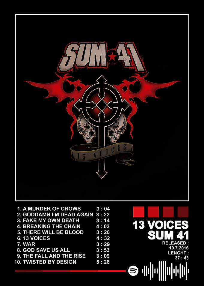 Sum 41 - 13 Voices Album Art