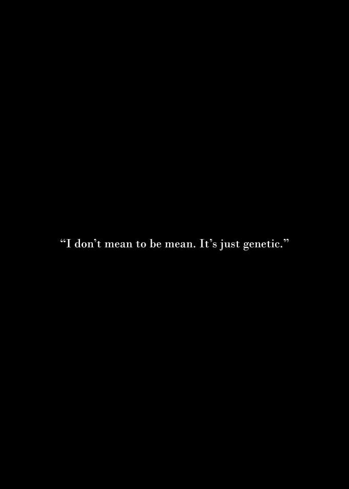 Genetic Quote on Black Background