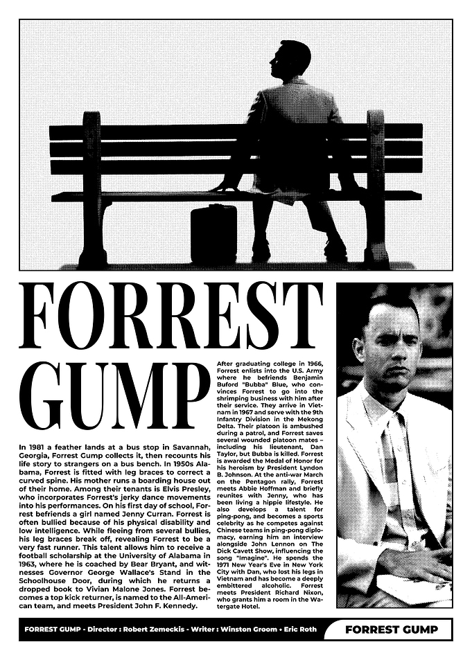 Forrest Gump Movie Poster