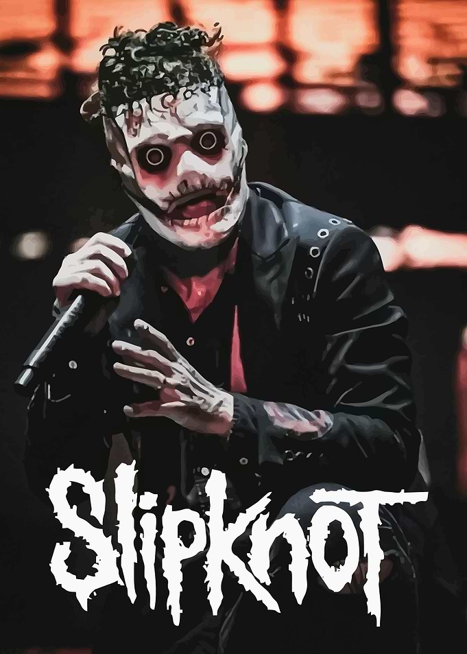 Slipknot masked performer on stage