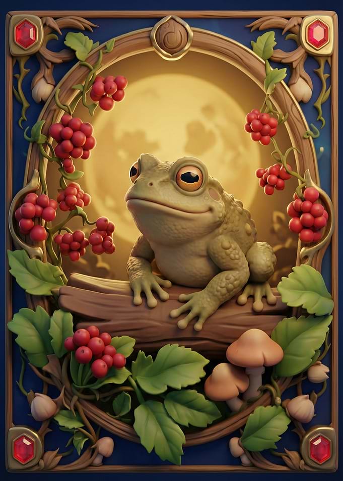 Toad on a Log