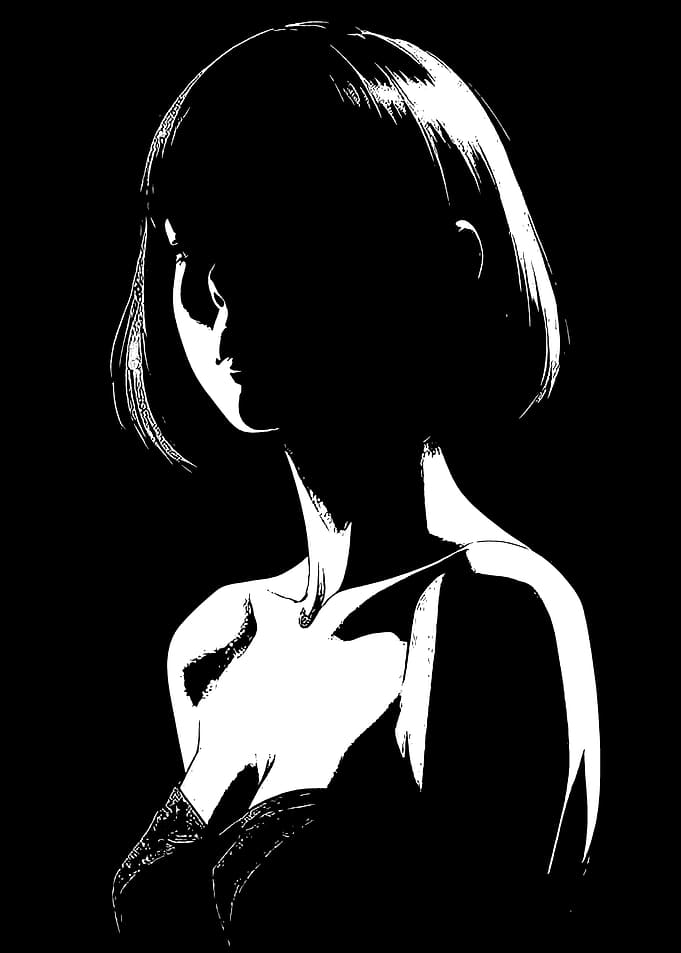 Monochrome Portrait of a Woman