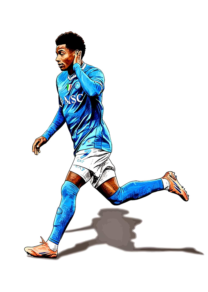 Soccer Player in Action