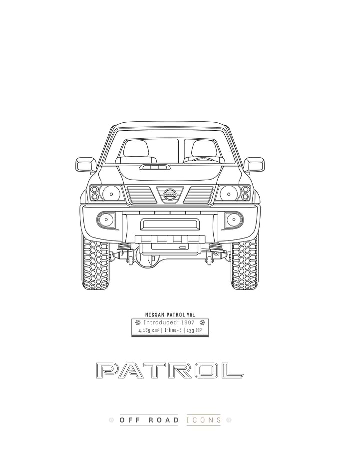 Patrol Y61 - Blueprint