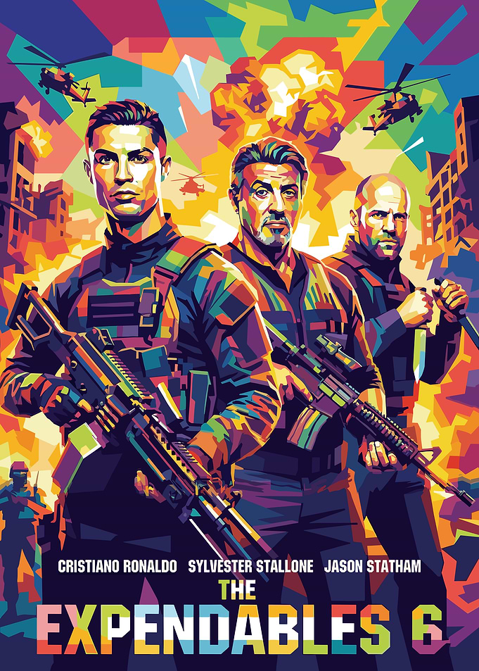 The Expendables 6: Action Movie Poster