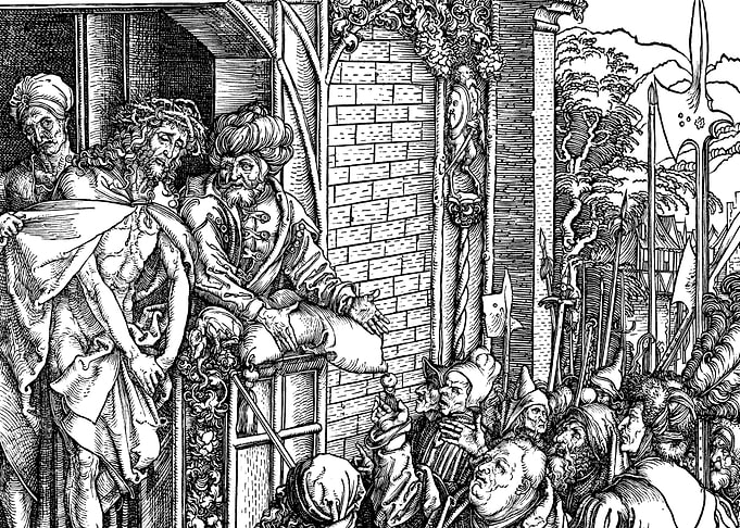 Ecce Homo Albrecht Durer Engraving