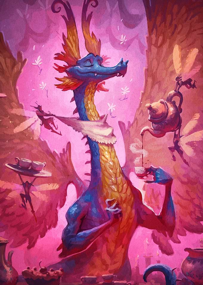 Dragon's Tea Party with Fairy Servants