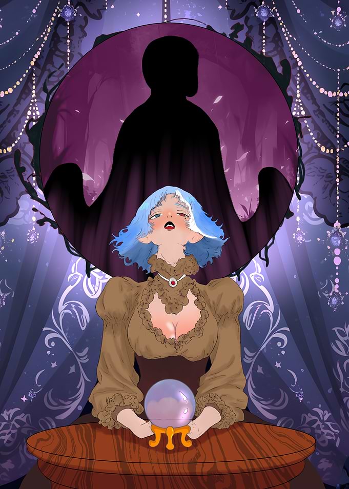 Fortune Teller with Crystal Ball