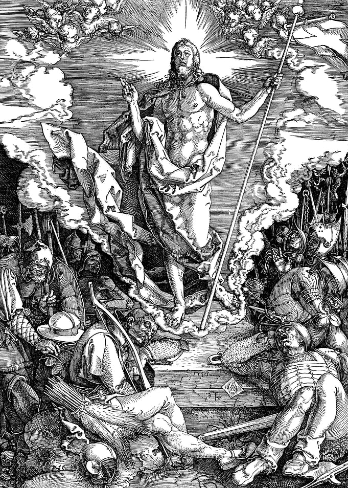 Resurrection of Christ Albrecht Durer Engraving