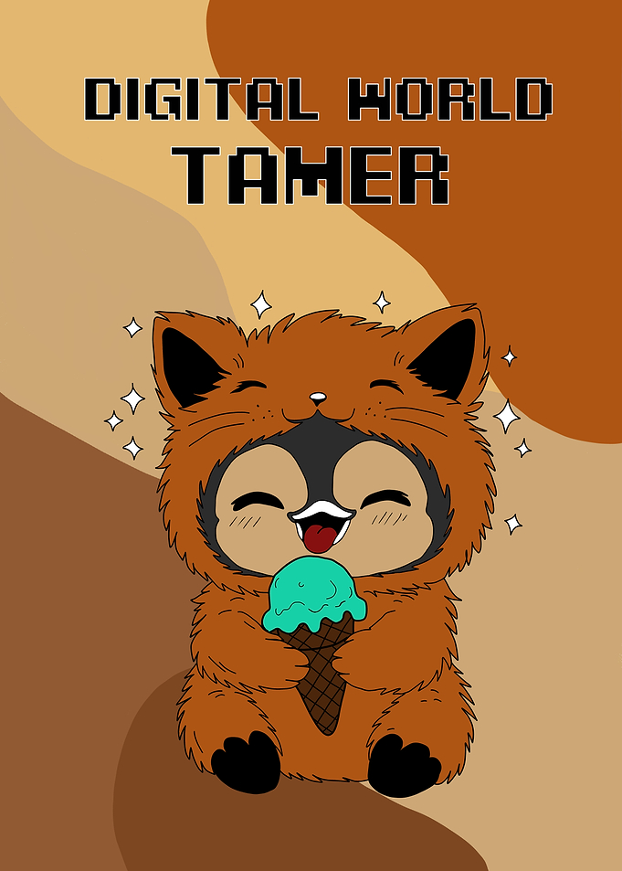 Digital World Tamer Cartoon Character