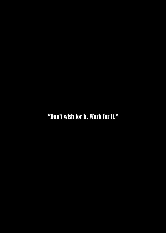 Motivational Quote on Black Background