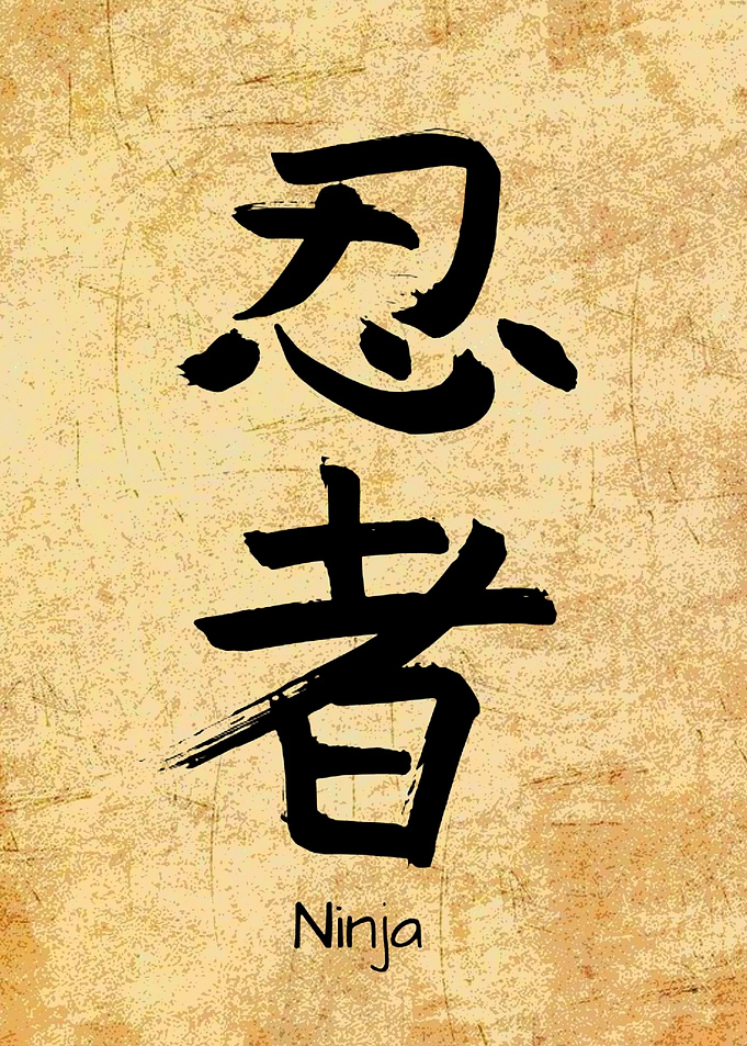 Ninja Calligraphy Art
