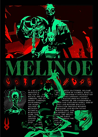 Melinoe Hades game artwork