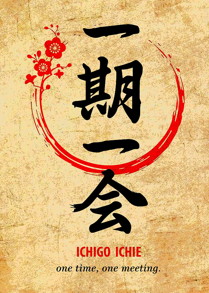 Ichigo Ichie Japanese Calligraphy Art