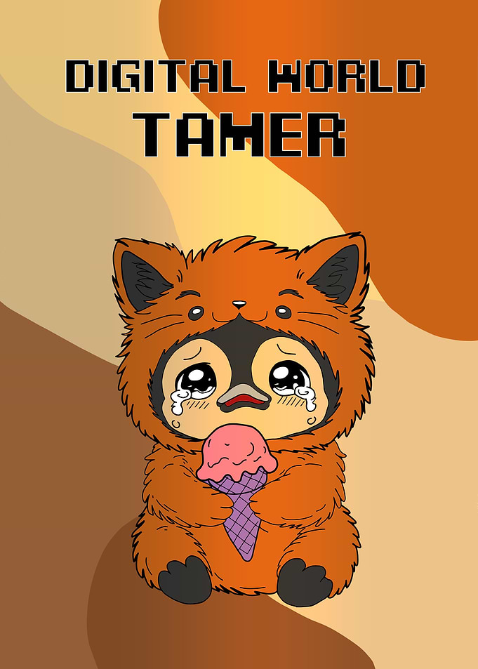 Digital World Tamer Crying Cartoon Character