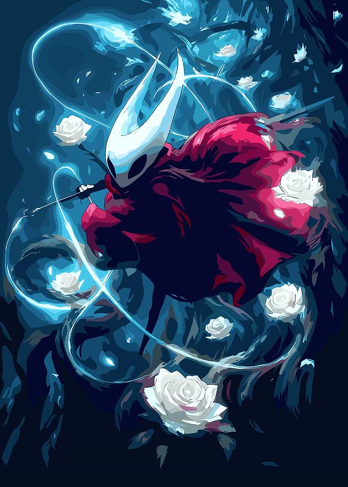 Hornet from Hollow Knight fan art