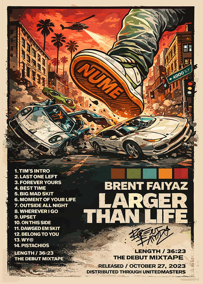 Brent Faiyaz - Larger Than Life
