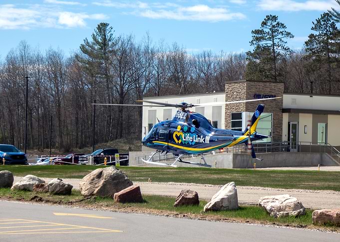 Life Link III Helicopter on Tarmac