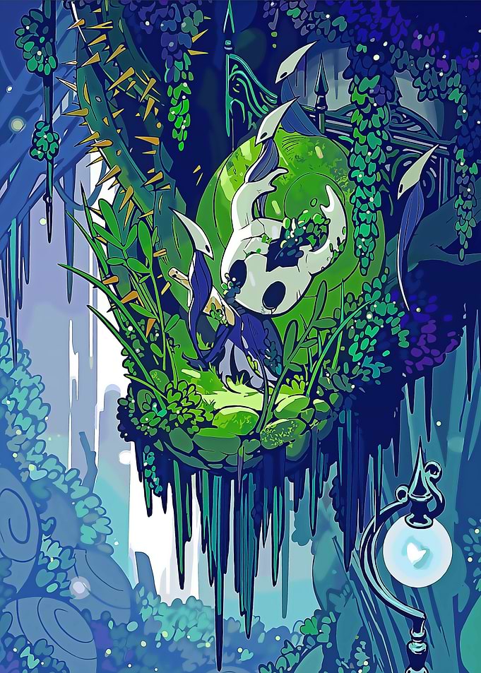 Hollow Knight in Green Oasis