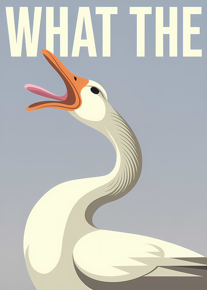 What the Goose Illustration