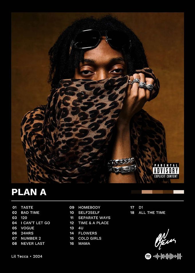 Lil Tecca - Plan A Album Cover