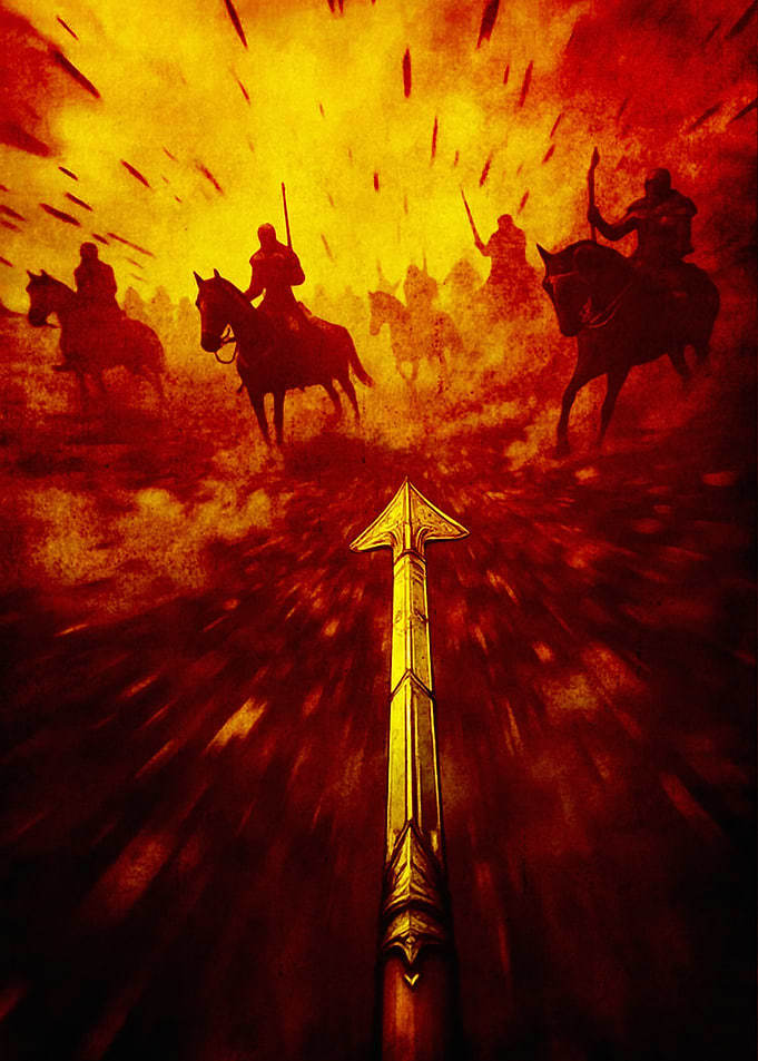 Golden Arrow and Cavalry Charge
