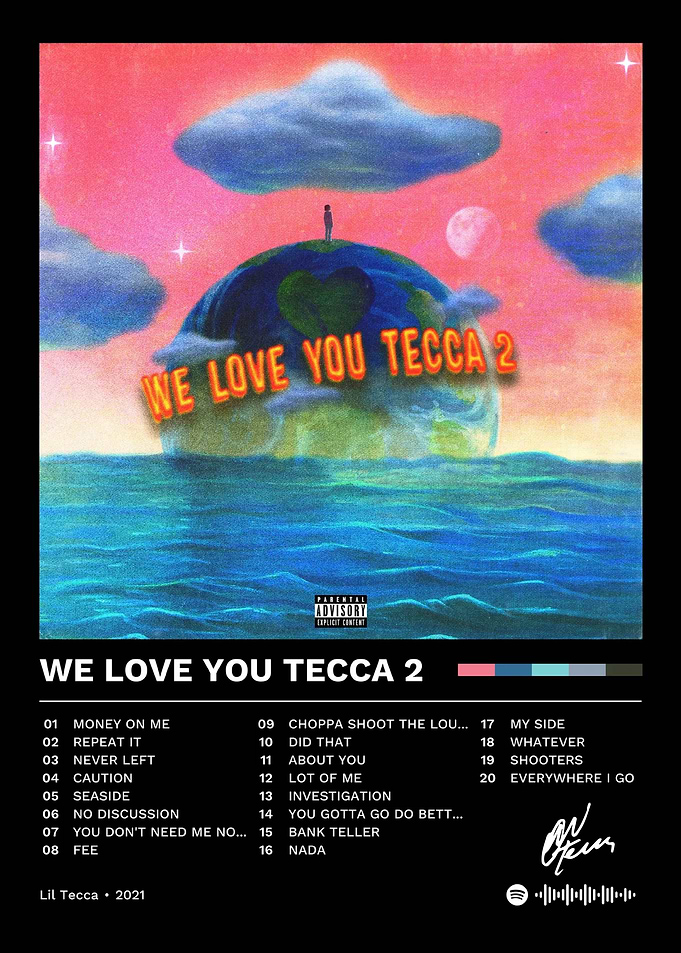 We Love You Tecca 2 Album Art