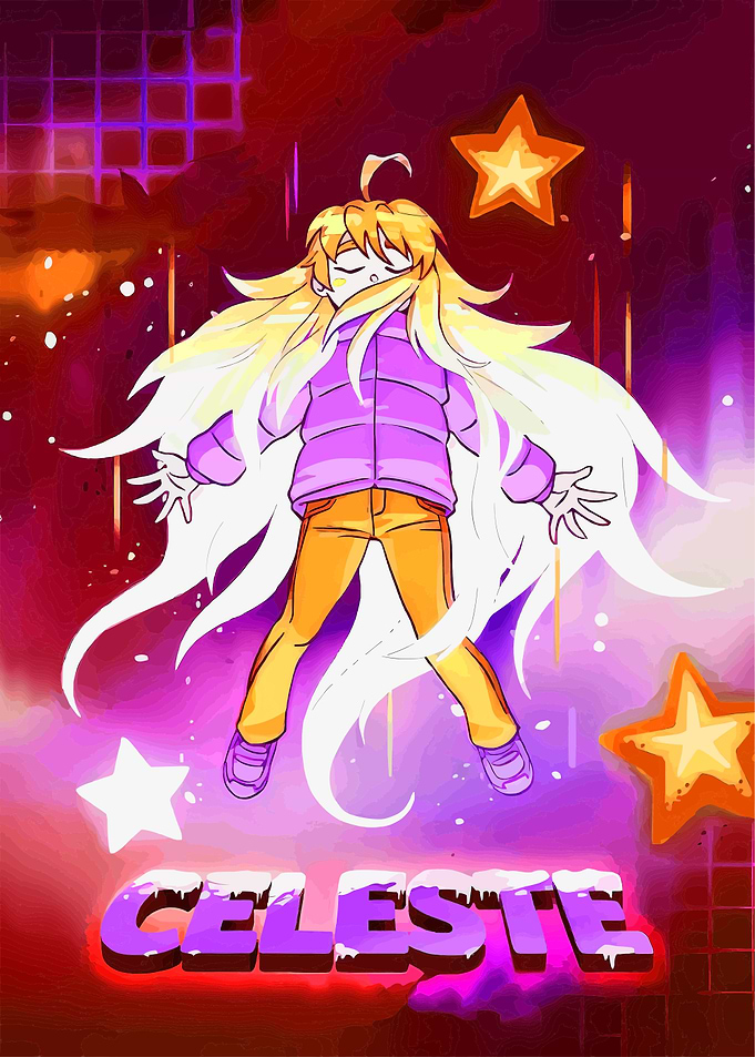 Celeste game fan art illustration