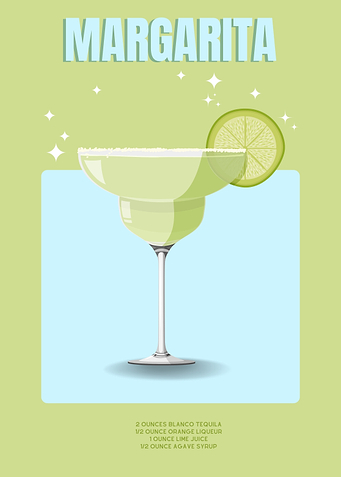 Margarita Cocktail Illustration