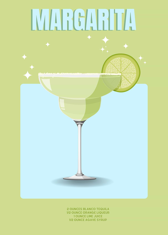 Margarita Cocktail Illustration