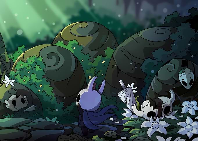 Hollow Knight in Greenpath