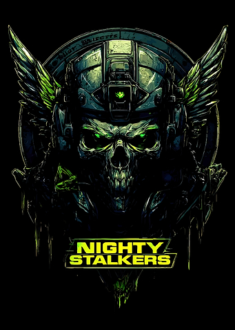 Nighty Stalkers Skull Graphic