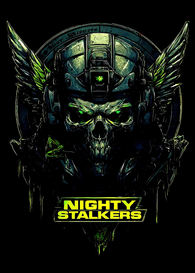 Nighty Stalkers Skull Graphic