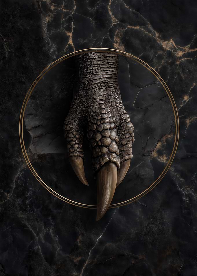 Dragon Claw with Golden Circle