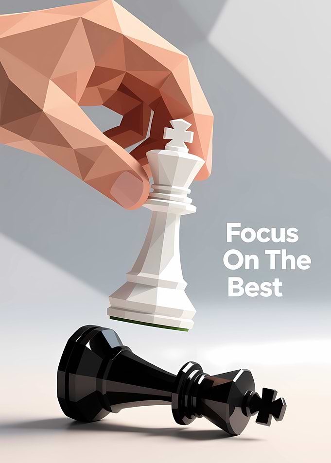 Chess Game: Focus On The Best
