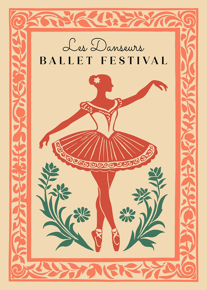 Les Danseurs Ballet Festival Poster