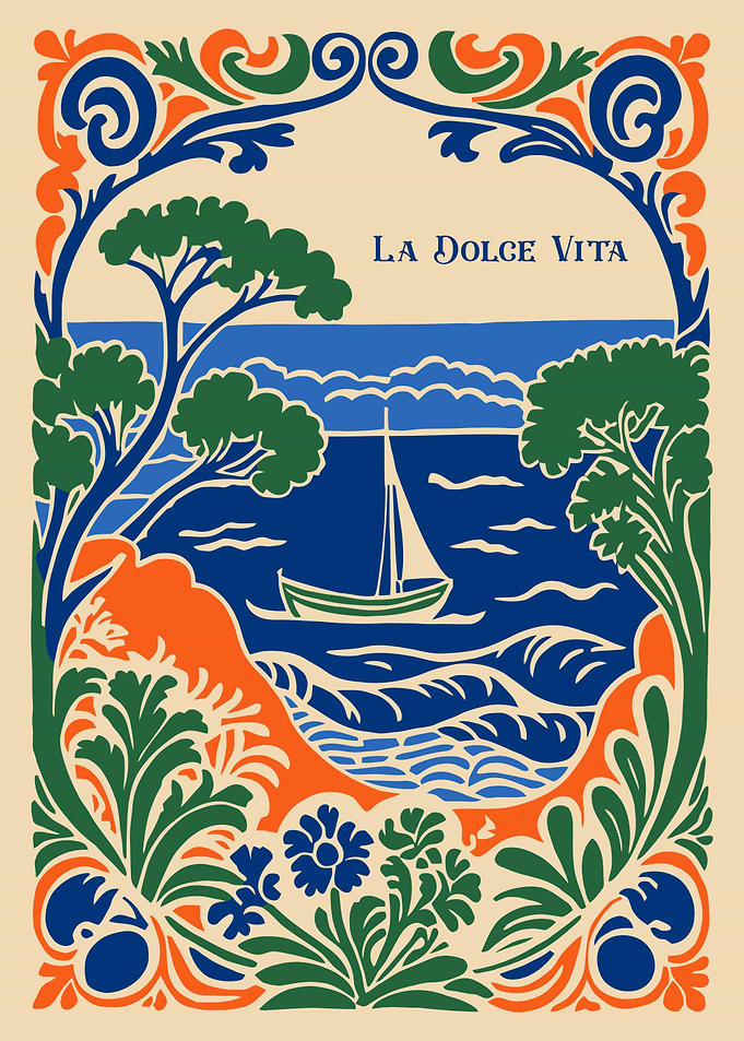 La Dolce Vita Coastal Art