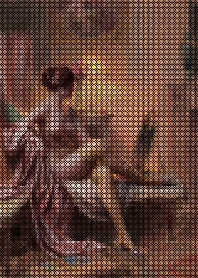 La Toilette par lampe