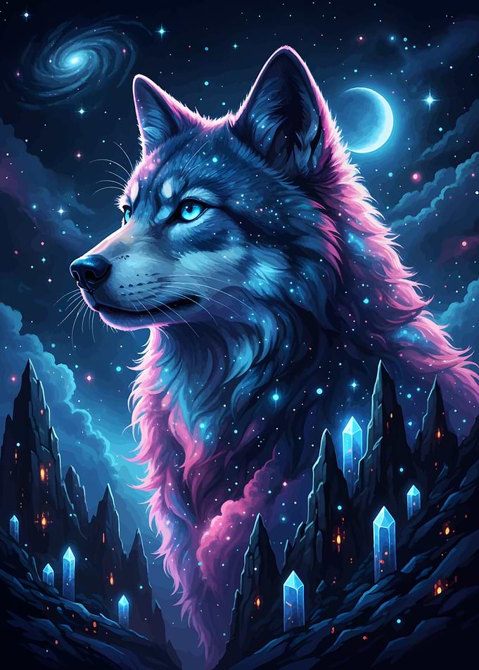 Cosmic Wolf in a Crystal Landscape