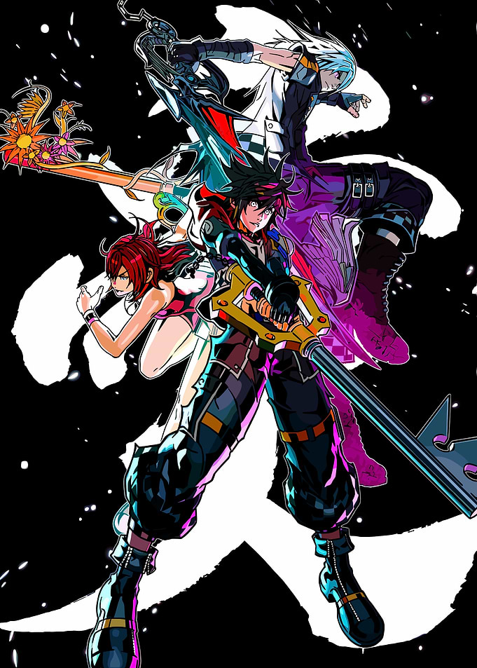 Kingdom Hearts Characters Illustration