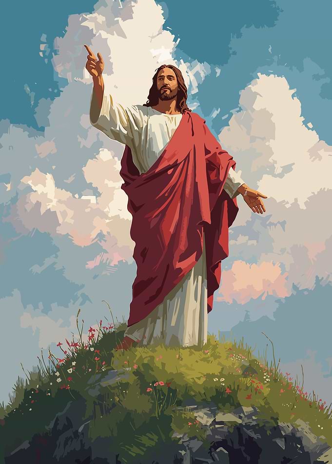 Jesus Christ on a Hill